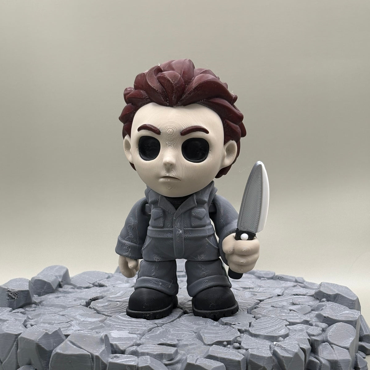 Slasher Horror Figurines | Jason, Michael & Freddy | Halloween Collectibles | 3D Printed