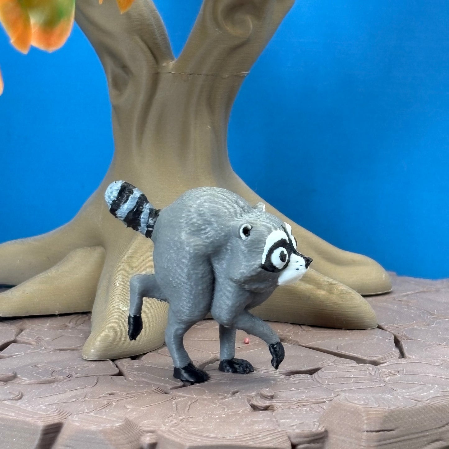 Jimothy the Raccoon | Resident of the Mystic Vale | 3D Printed Figurine or Keychain | Funny Desk Buddy