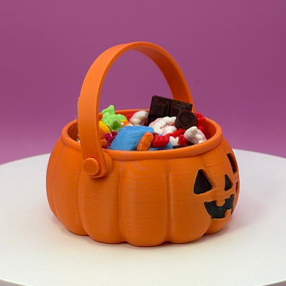 Trick-or-Treat Candy Halloween Bucket Clickers | Jack-o'-Lantern, Black Cat & Frankenstein