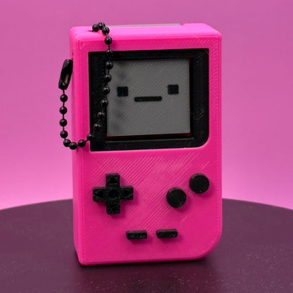 Retro Gaming Clicker Keychain | Teal or Pink | Handheld Fidget Toy | Nostalgic Gamer Gift | 3D Printed Bag Charm