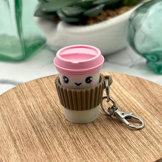 Latte Clicker Keychain