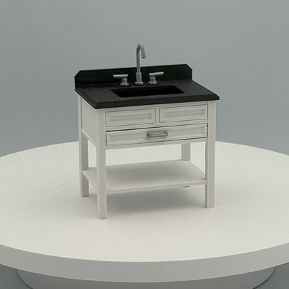 Single Vanity Dollhouse Miniature 1:12 Scale
