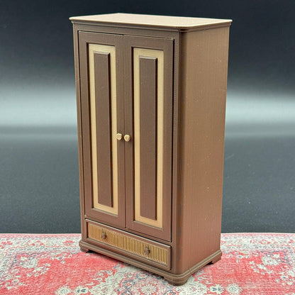 Wardrobe Dollhouse Miniature 1:12 Scale