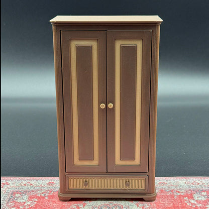 Wardrobe Dollhouse Miniature 1:12 Scale