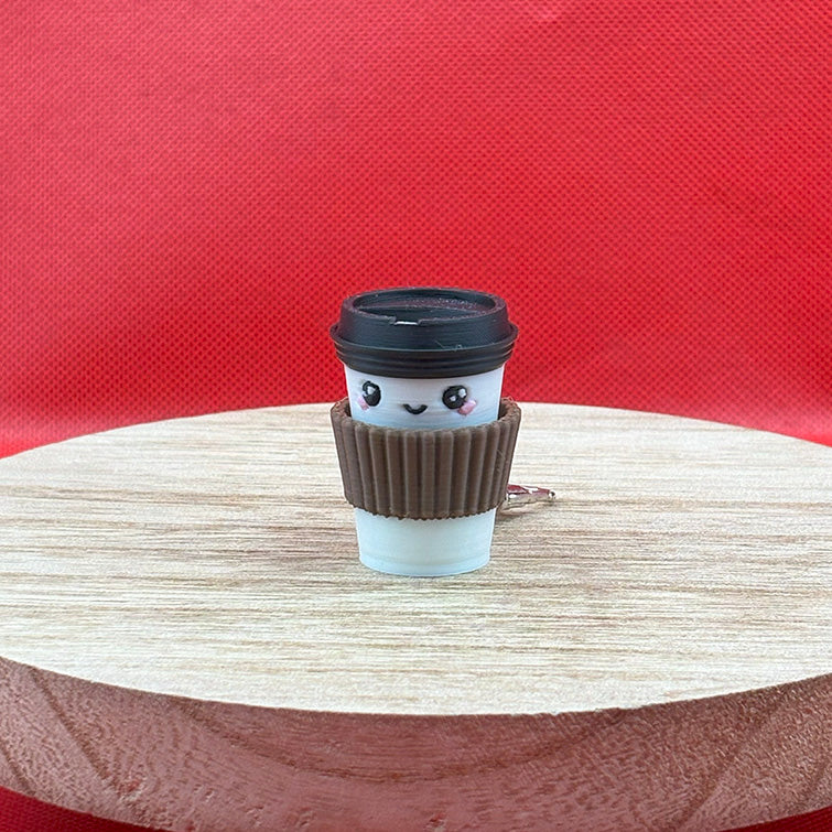 Latte Clicker Keychain