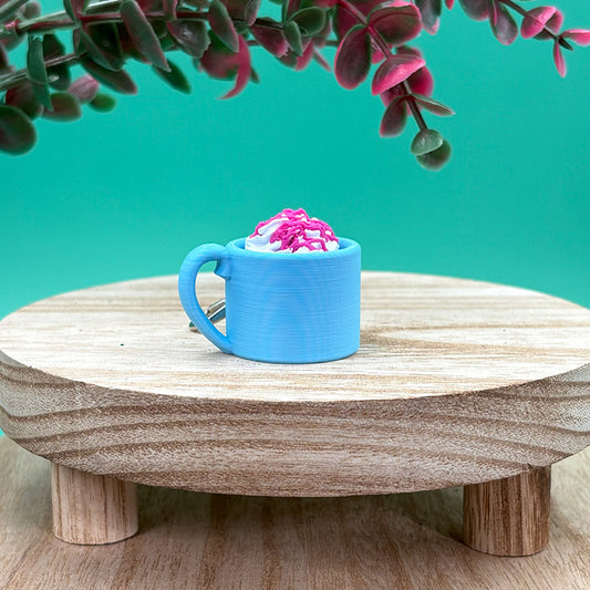 Cozy Cup Clicker Keychains