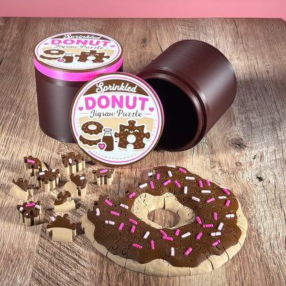 Donut Puzzle 🍩 | 36 or 60 Pieces | 3D Printed |