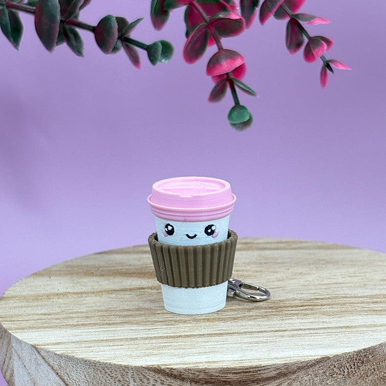 Latte Clicker Keychain