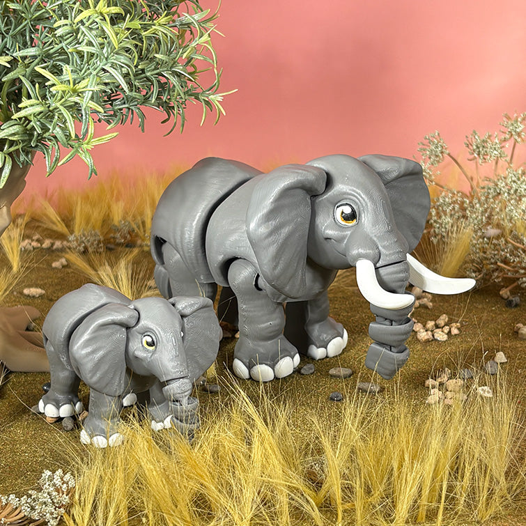 Ella the Elephant and Peanut the Baby Elephant
