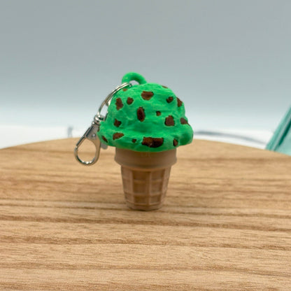 Ice Cream Cone Clicker Keychains