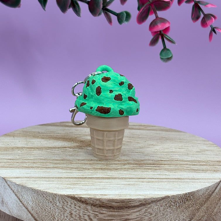 Ice Cream Cone Clicker Keychains