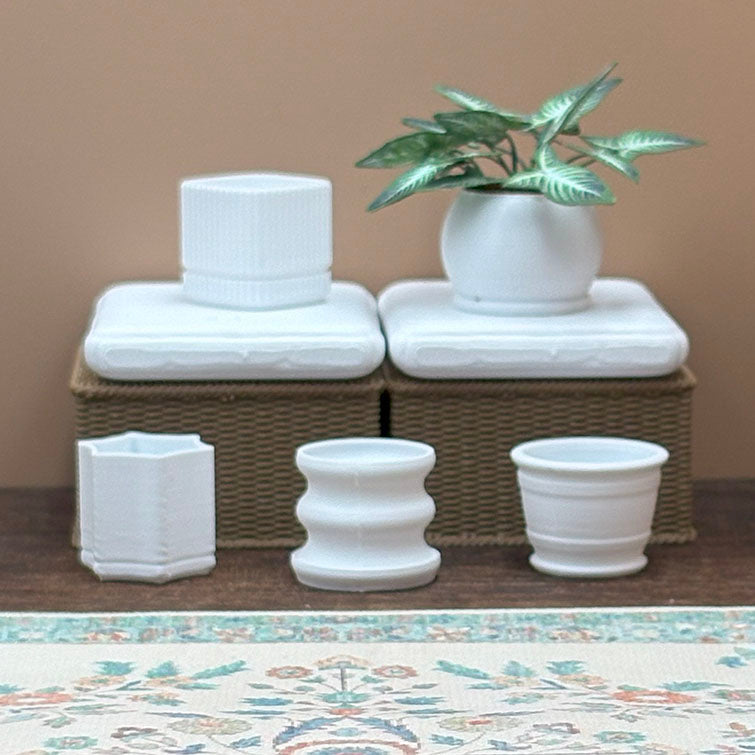 Planters Dollhouse Miniature 1:12 Scale