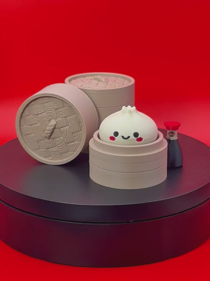 Dumpling Fidget Clicker with Soy Sauce 🥟