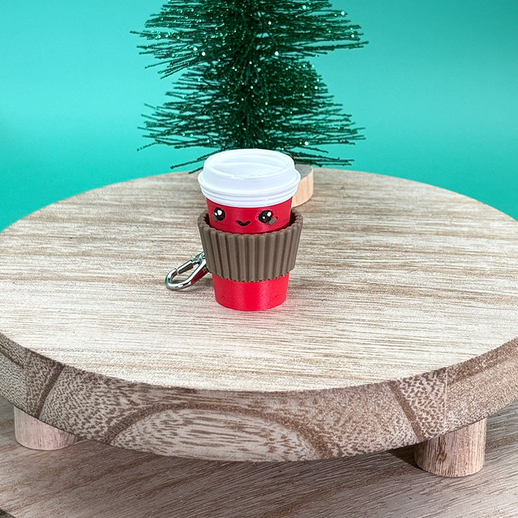 Latte Clicker Keychain
