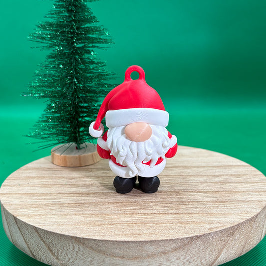 Gnome Santa Ornament