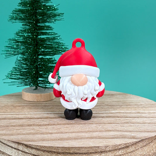 Santa Gnome Ornament