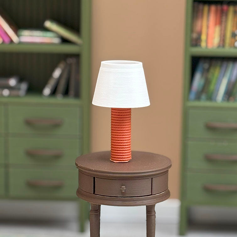 Rope Table Lamp Dollhouse Miniature 1:12 Scale